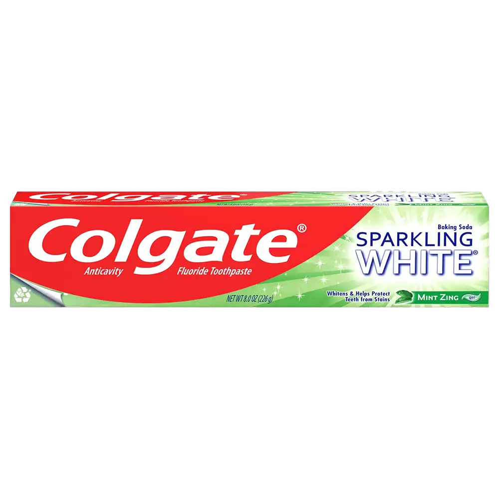 Colgate Sparkling White Whitening Toothpaste Mint Zing 8 oz