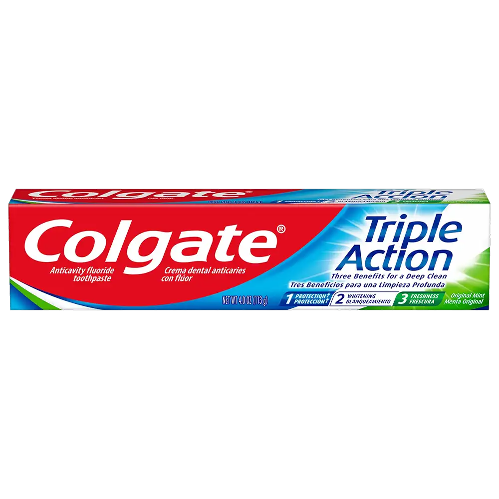 Colgate Triple Action Toothpaste Mint 4 oz