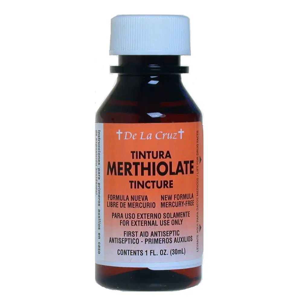 Tintura Merthiolate/Mercury 1 oz - Case - 12 Units