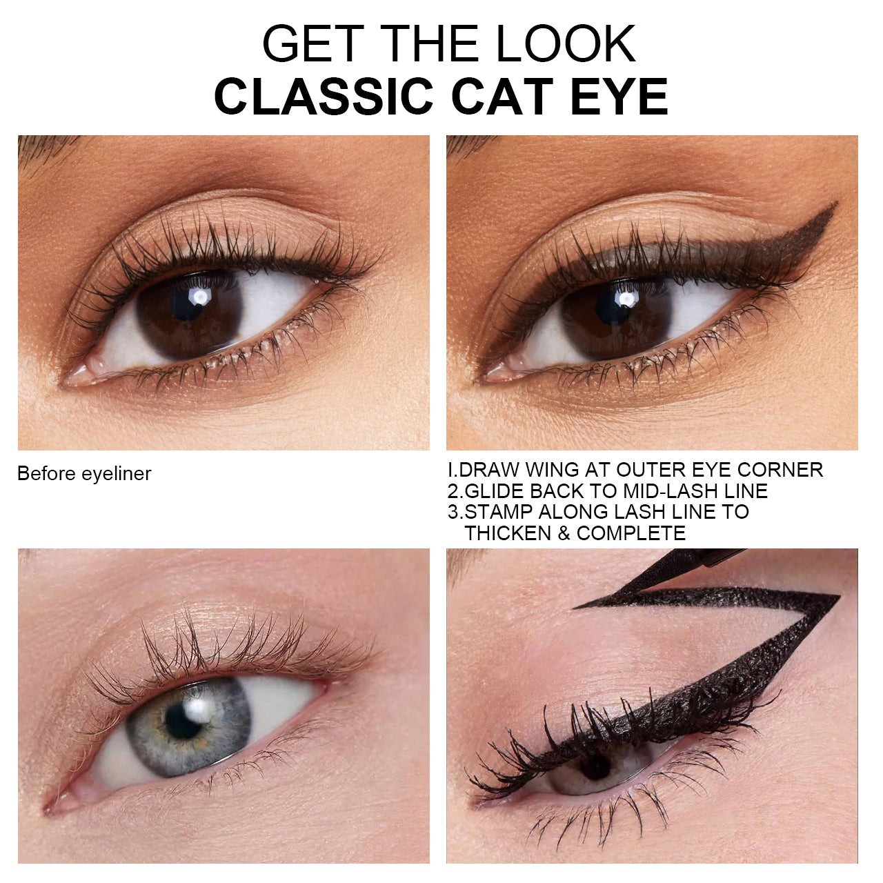 Phofay Double Head Seal Liquid Eyeliner