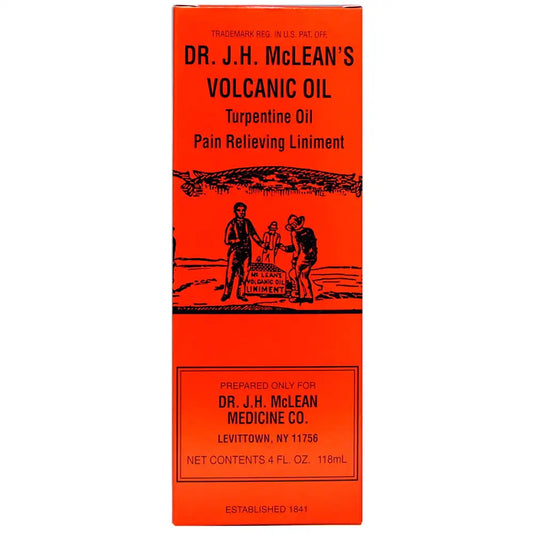 Volcanic Oil Pain Relieving Dr JH Mcleans 4 oz