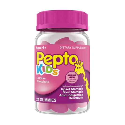 Pepto Kids Gummies Bubble Gum Flavor 24 ct
