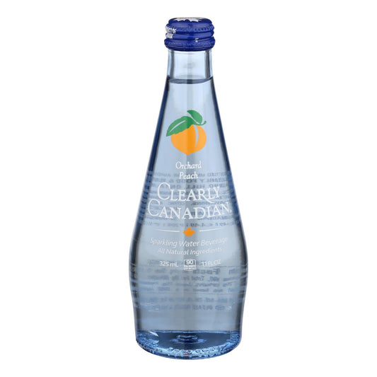 Clearly Canadian Orchard Peach Sparkling Water – Naturally Flavored (12-Pack, 11 fl oz Each)