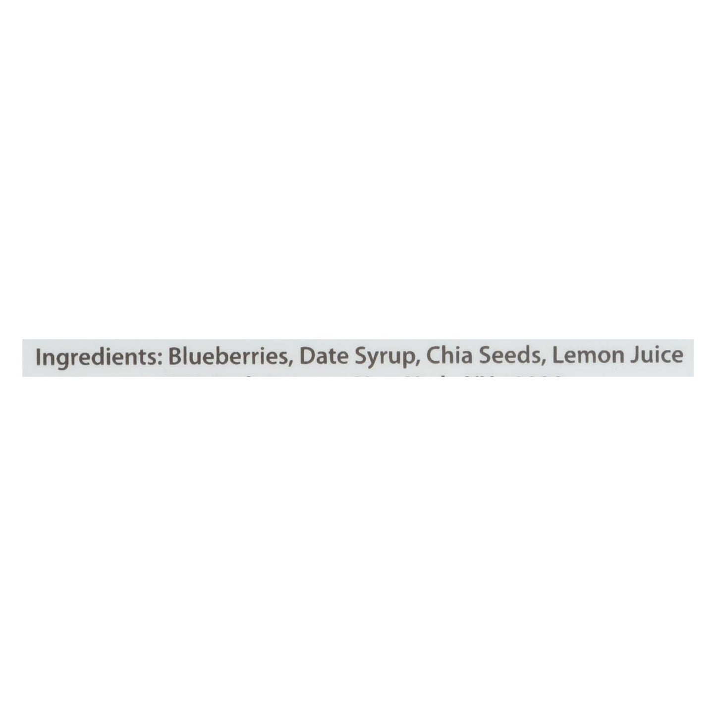 Oswald Jam Chia Smash Wild Blueberry - Case of 6, 6-8oz Packs