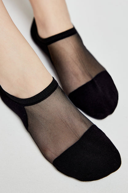 Cotton Ankle Socks Conte Active - Inserts Of Transparent Mesh