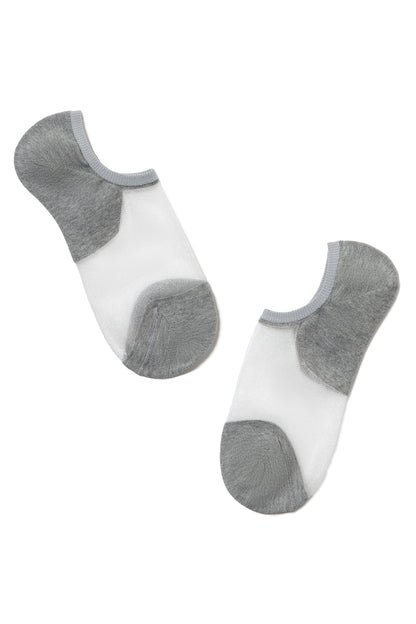 Cotton Ankle Socks Conte Active - Inserts Of Transparent Mesh
