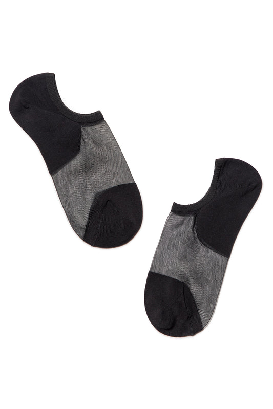 Cotton Ankle Socks Conte Active - Inserts Of Transparent Mesh