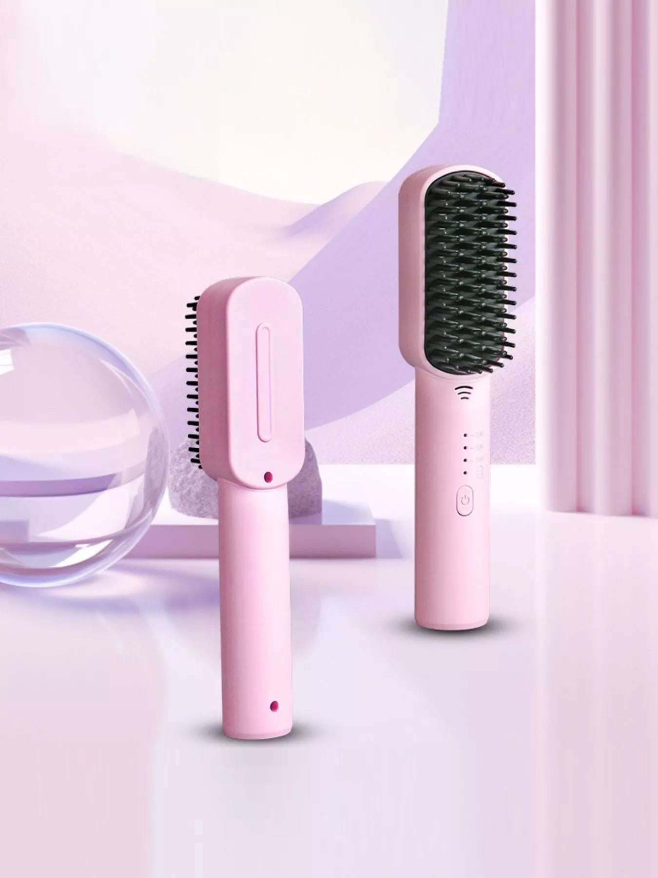 Portable Heated Hair Straightening Comb
