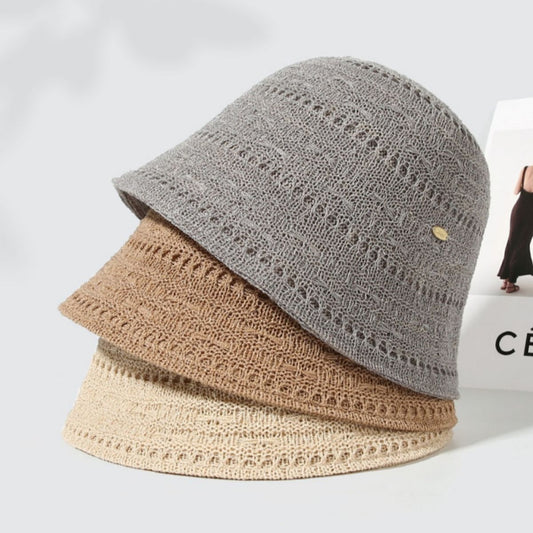 Breathable Knitted Bucket Hat