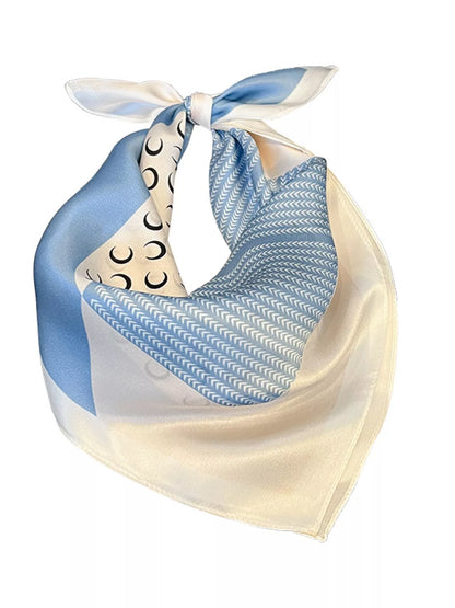 Printed Silk Square Scarf
