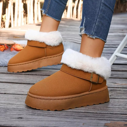 Round Toe Platform Boots
