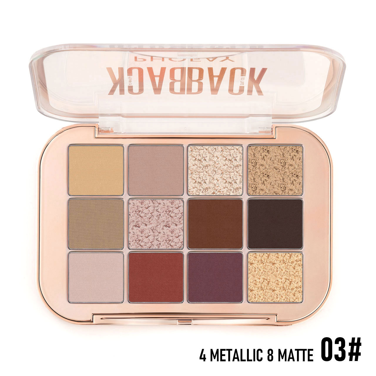 Phofay 12 Color Eyeshadow Palette
