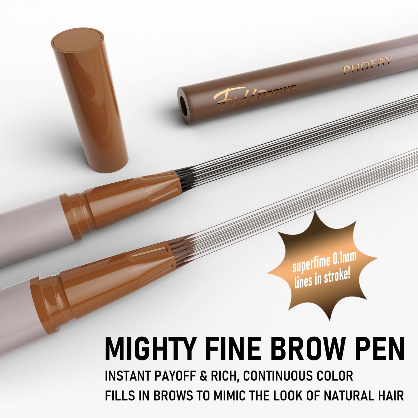 Phofay waterproof eyebrow pencil