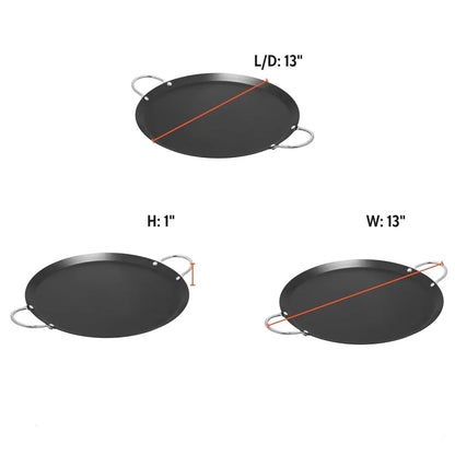 Imusa Round Comal Carbon Steel 13.5"