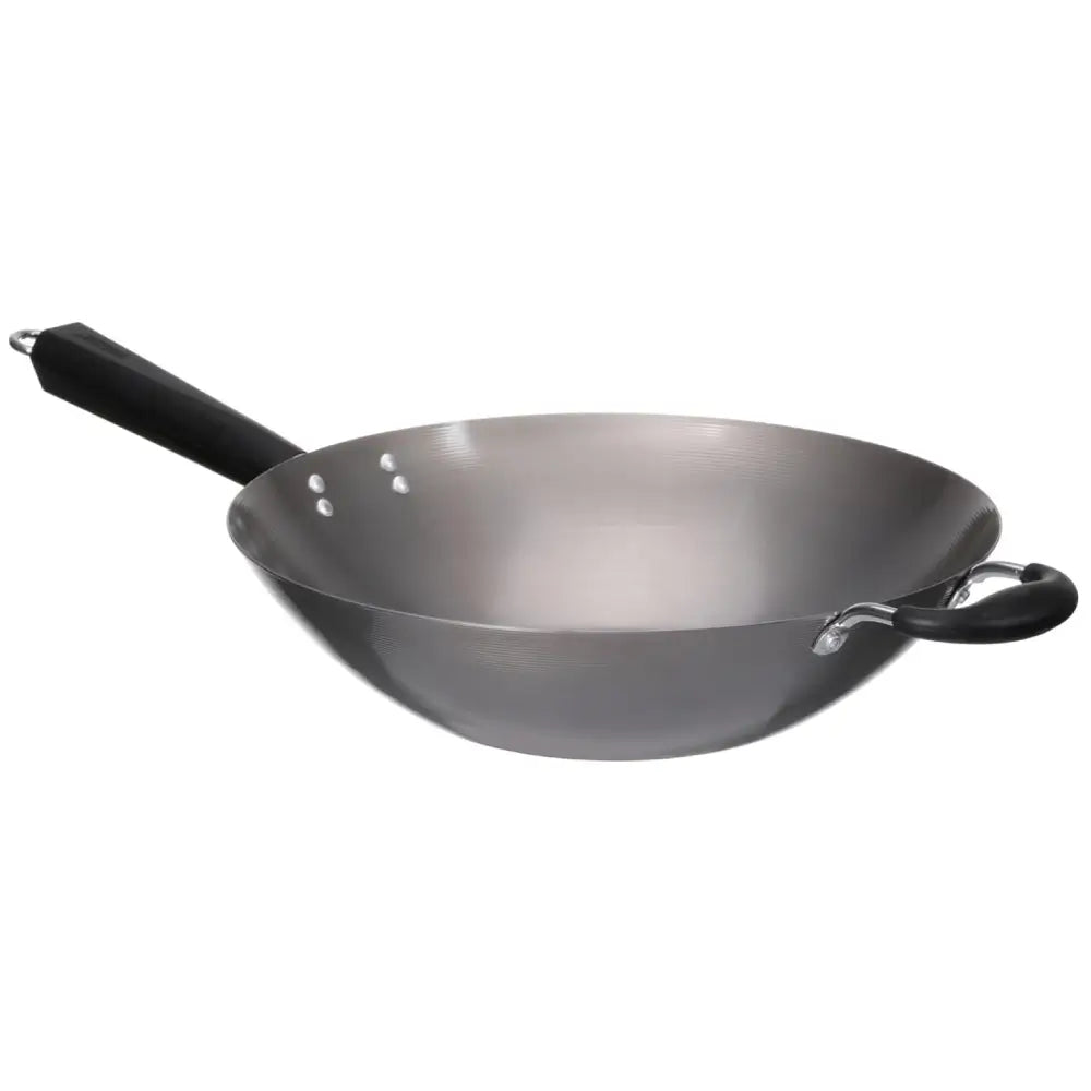 Imusa Wok Carbon Steel Uncoated 14"