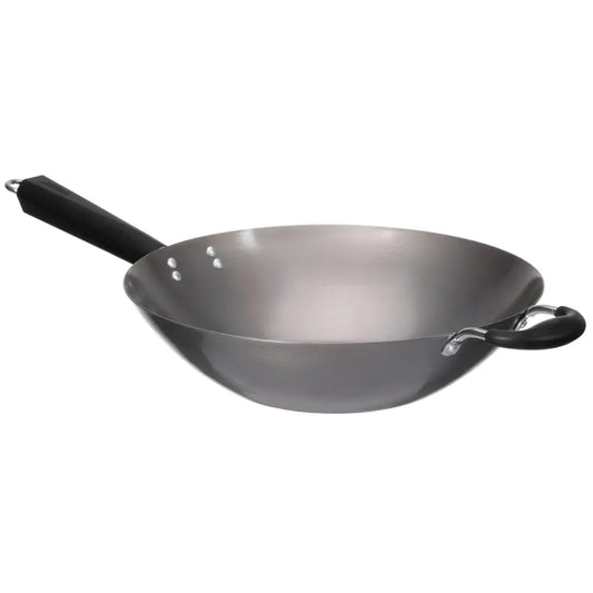 Imusa Wok Carbon Steel Uncoated 14"