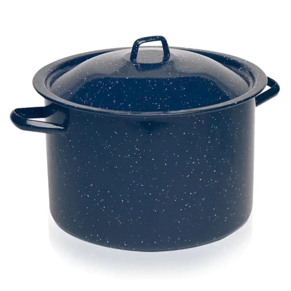Imusa Stock Pot Blue Enamel 4 qrt