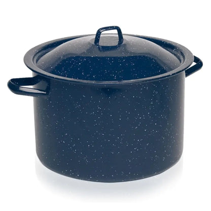 Imusa Stock Pot Blue Enamel 4 qrt