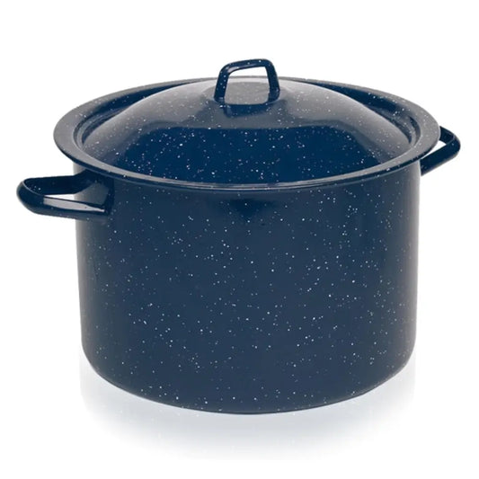 Imusa Stock Pot Blue Enamel 4 qrt