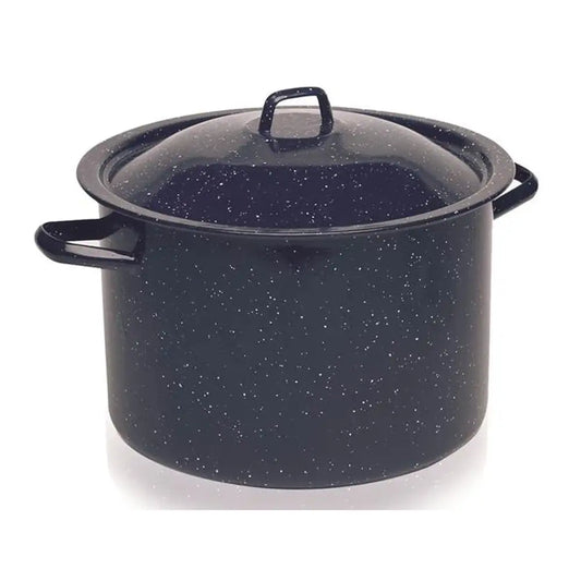 Imusa Stock Pot Blue Enamel 12 qrt
