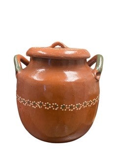 Olla Frijolera De Barro Pot 8 L
