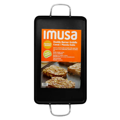 Imusa Double Burner w/ Handles 20" x 12"