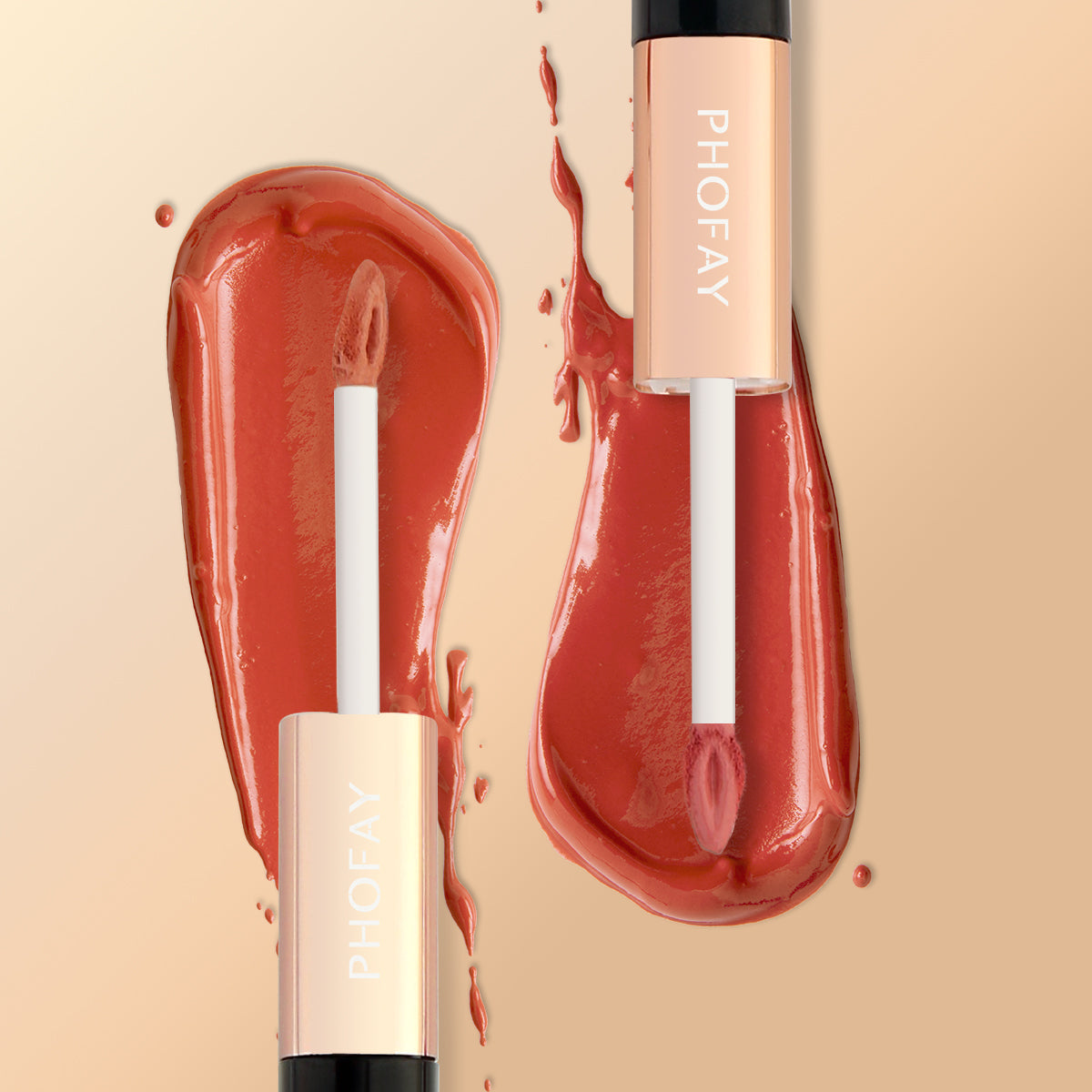 Phofay CL021 Double-Head Non-Stick Cup Lip Gloss