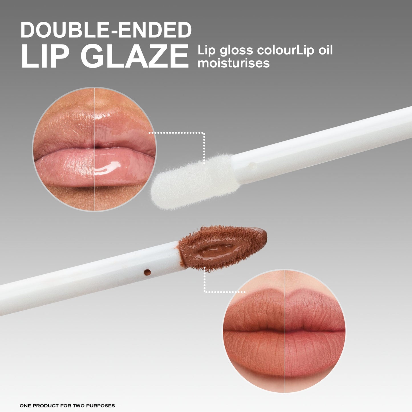 Phofay CL021 Double-Head Non-Stick Cup Lip Gloss