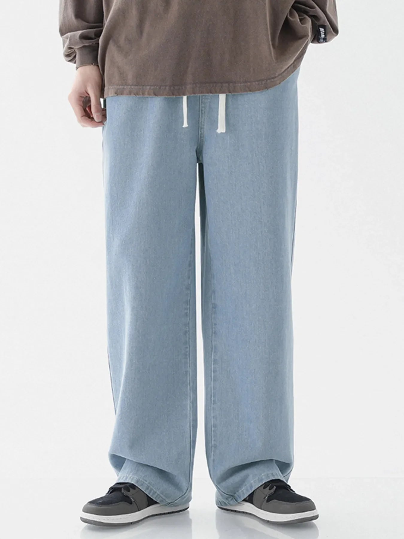 Men's Full Size Wide Leg Jeans Plus Size