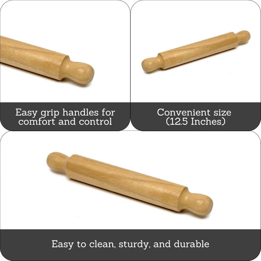 Imusa Wooden Rolling Pin 12.5"