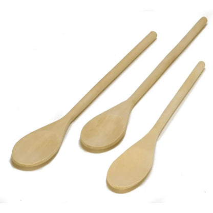 Imusa Wood Spoon Set, Cucharas De Madera 3 pc
