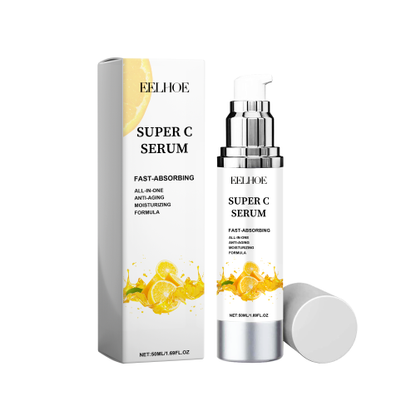 EELHOE Super C Serum, Refresh The White Skin Hydrating Moisture Soft Delicate Skin Essence