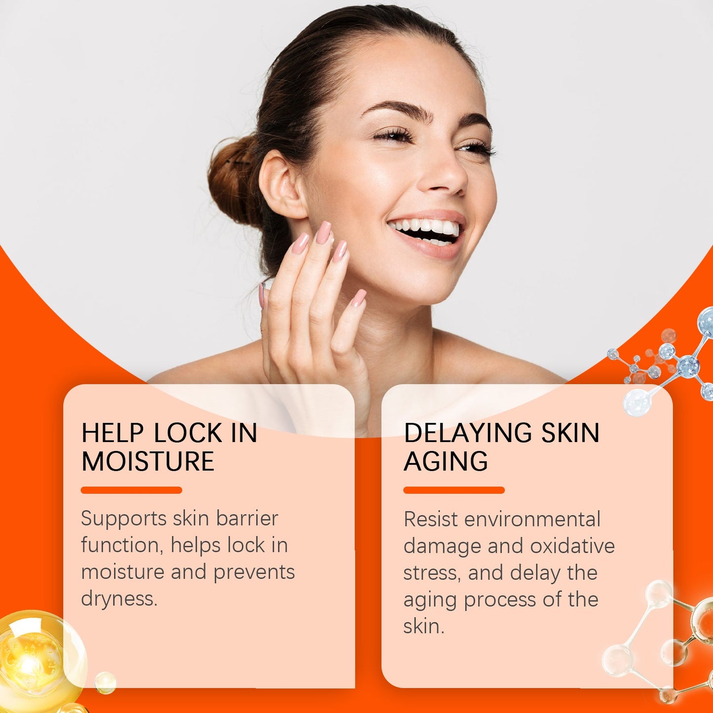 OUHOE Firming Moisturizing Cream, Hydrating Moisturizing Cream Firming Facial Skin, Nourishing And Enhancing Skin Shine