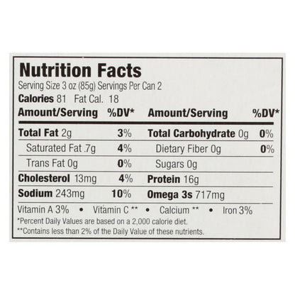 Henry & Lisa's Natural Seafood Premium Quality Wild Alaskan Pink Salmon - 12 Pack - 6 Oz.