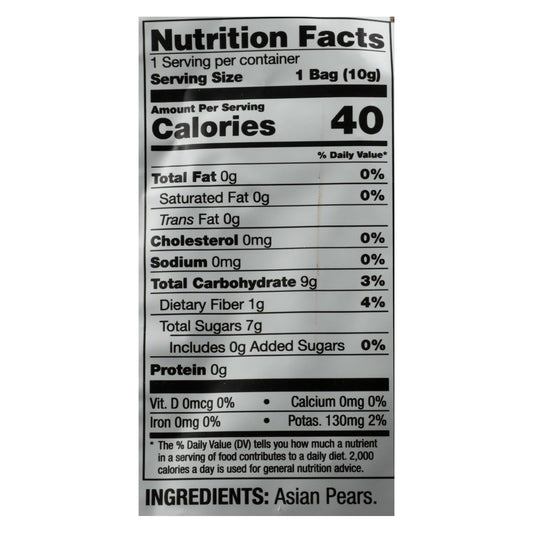 Dried Asian Pear Crisps - 24 Pack - .35 Oz