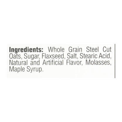 Better Oats Steel Cut Instant Oatmeal, Maple & Brown Sugar, Flax Seeds, 15.1 Oz (Pack of 6)