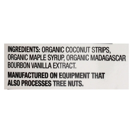 Made In Nature Organic Toasted Coconut Chips - Maple Madagascar Vanilla Flavor - 3 Oz (Pack of 6)