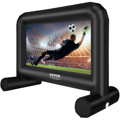 VEVOR Inflatable Movie Screen, 14 FT  168inch Inflatable Projector Screen For Outside With Blower And Carrying Bag, Front Rear Projection, Oxford Fabric Blow Up Screen For Outdoor Parties Backyard Mov