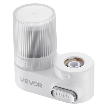 Faucet Mount Water Filter Sink Water Purifier For Kitchen Vertical White