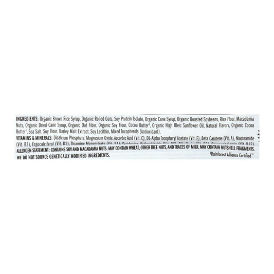 Clif Bar Organic White Chocolate Macadamia Nut, 2.4 Oz, 12-Pack
