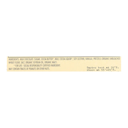 Chocolove Xoxox Milk Chocolate with Pretzels | Premium Chocolate Bars | 2.9 Oz x 12 Bars