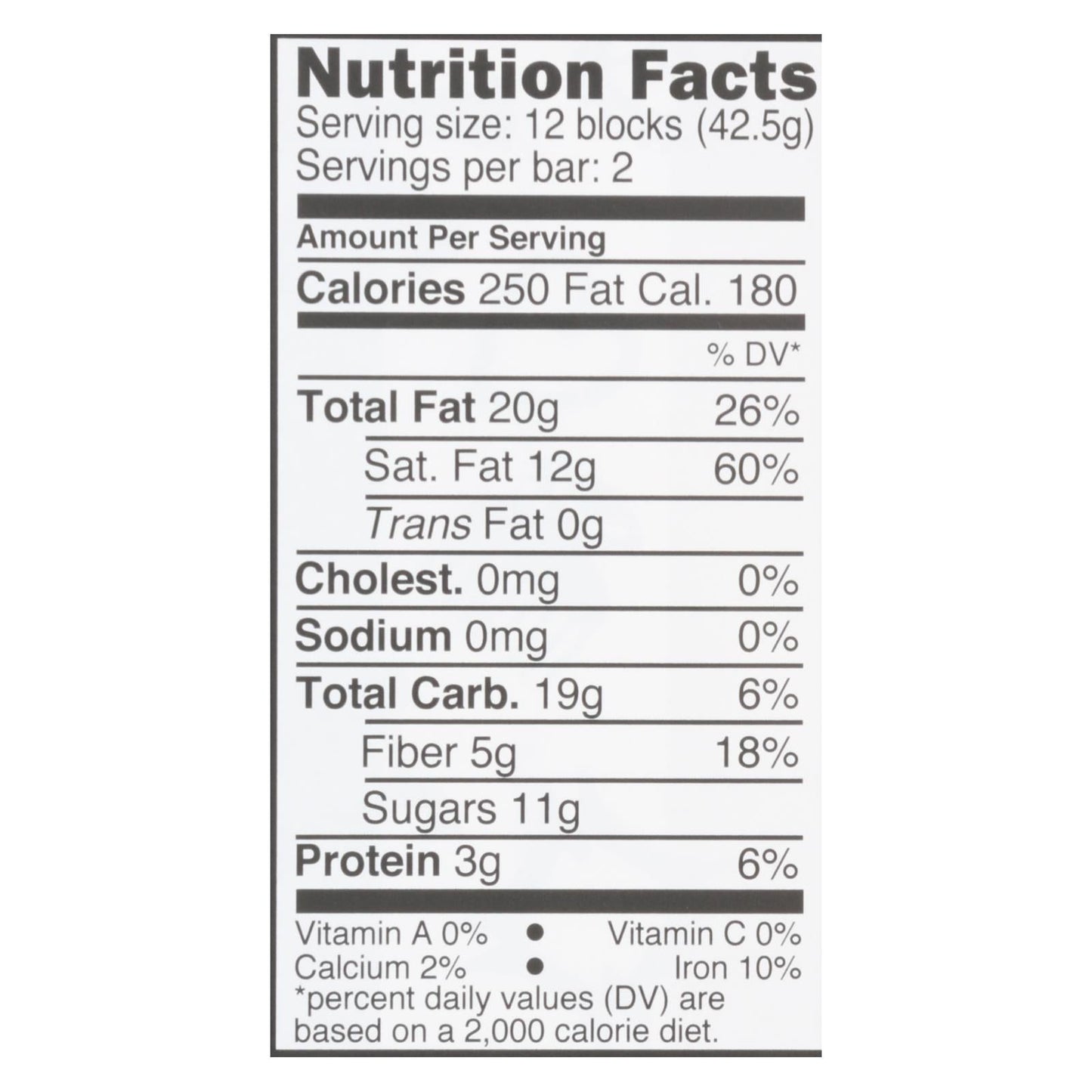 Divine Dark Chocolate Bar, 70% Cocoa, 3 oz, Case of 12