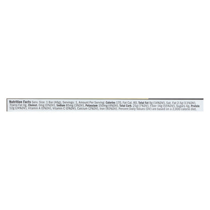 Raw Rev GLO Double Chocolate Brownie Batter Bar, 1.6 Oz, Case of 12