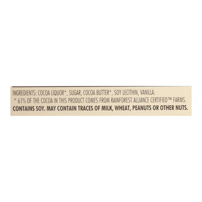 Chocolove Xoxox Luxurious Dark Chocolate Bar - Rich, Decadent Taste - 3.2 Oz Bars (Case of 12)