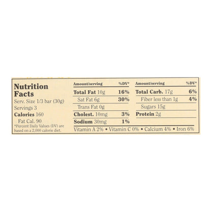 Chocolove Xoxox Premium Milk Chocolate Bar with Toffee and Almonds - 12x3.2 oz