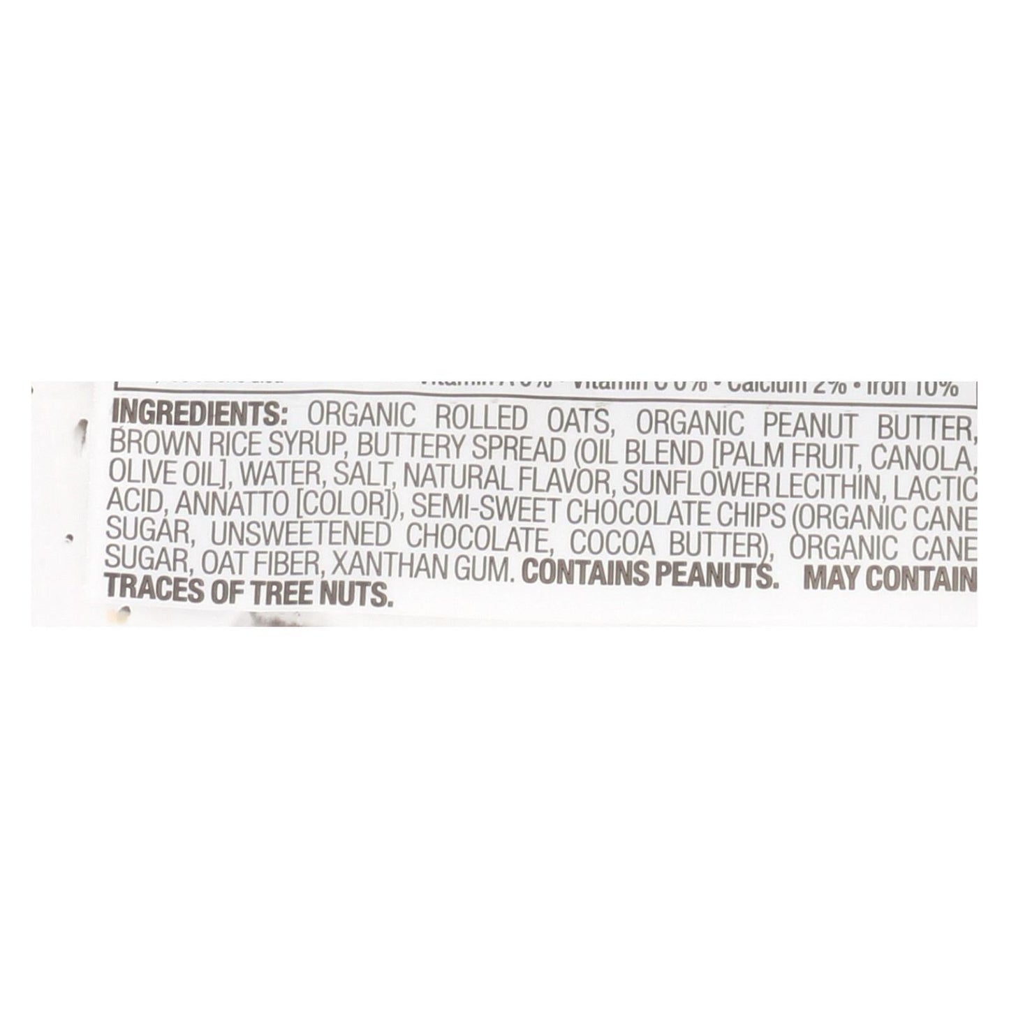 Bobo's Oat Bars - Peanut Butter Filled Chocolate Chip - 2.5 Oz, Case of 12