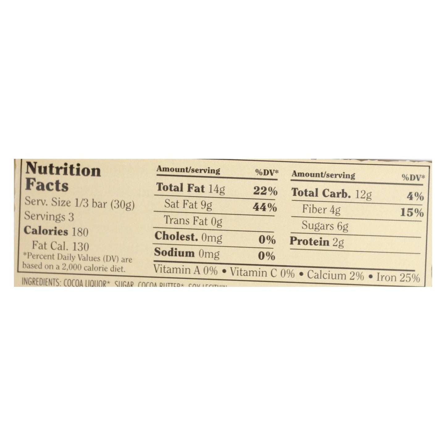 Chocolove Xoxox Premium Dark Chocolate Bar - Extra Strong - 3.2 Oz - Case of 12