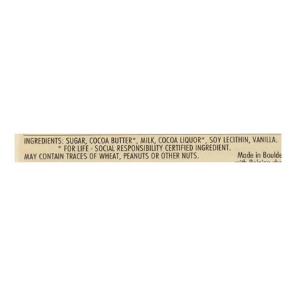 Chocolove XOXOX Premium Pure Milk Chocolate Mini Bars - 1.3 Oz - Pack of 12