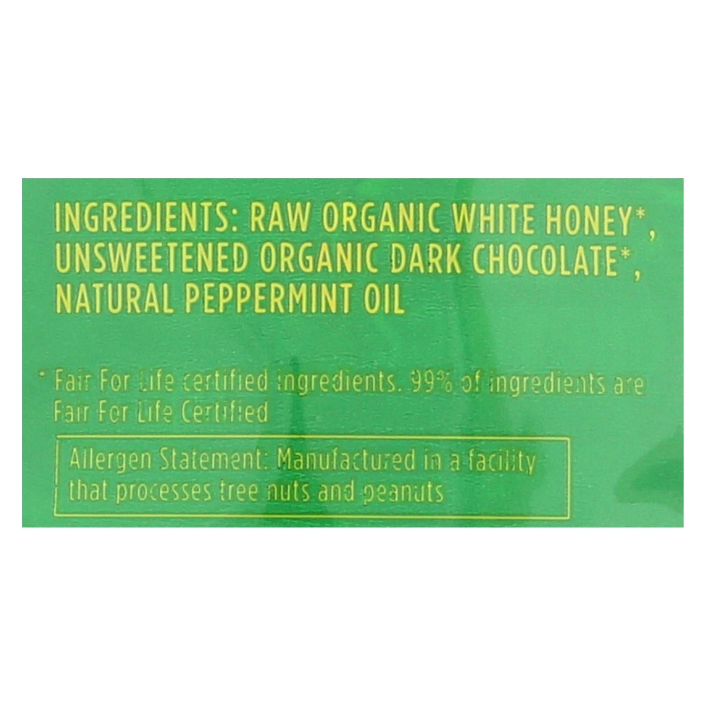 Heavenly Organics Organic Mint Chocolate Honey Patties - 4.66 Oz, Case of 6
