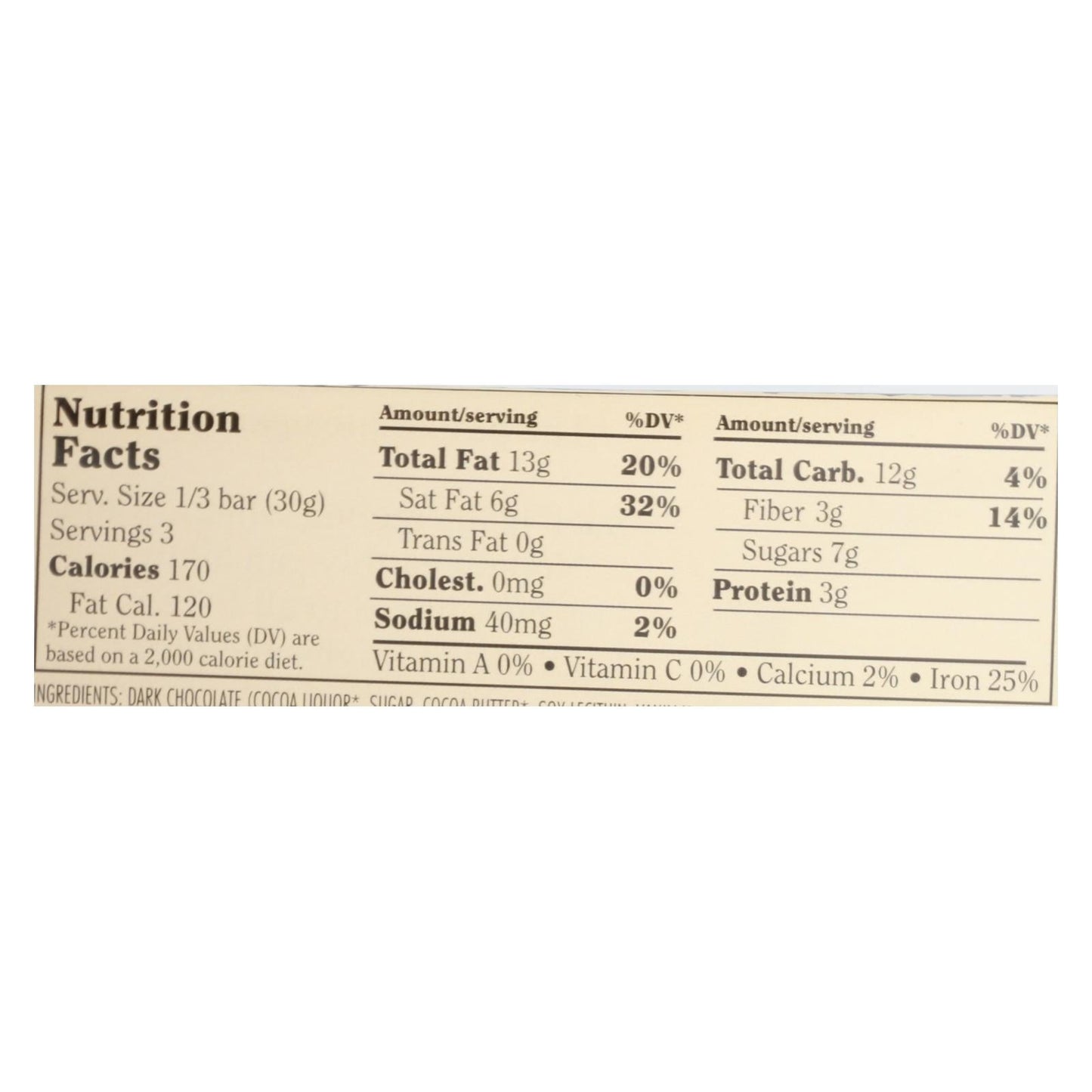 Chocolove Dark Chocolate with Almonds & Sea Salt, 3.2 Oz., Case of 12